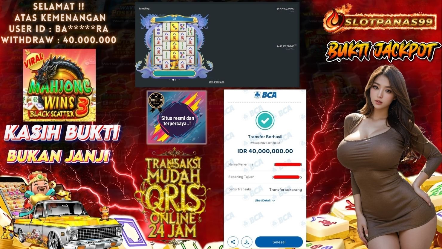 SLOTPANAS99 JACKPOT SLOT MAHJONG WINS 3 BLACK SCATTER